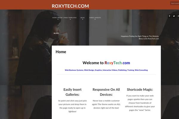 Flexibility3 theme site design template sample