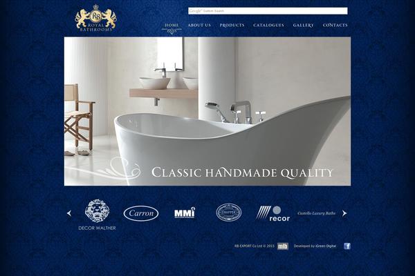 Revival theme site design template sample