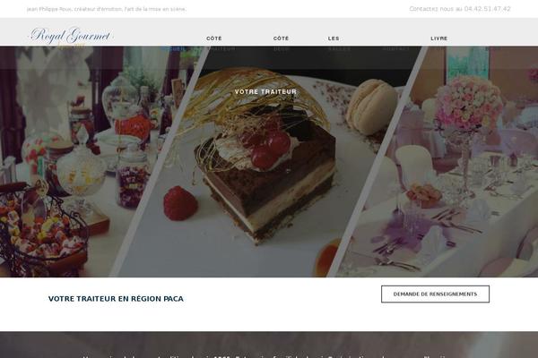 Artcore theme site design template sample