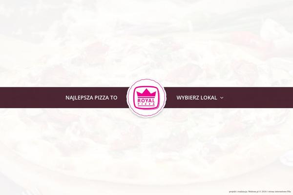 Royal theme site design template sample