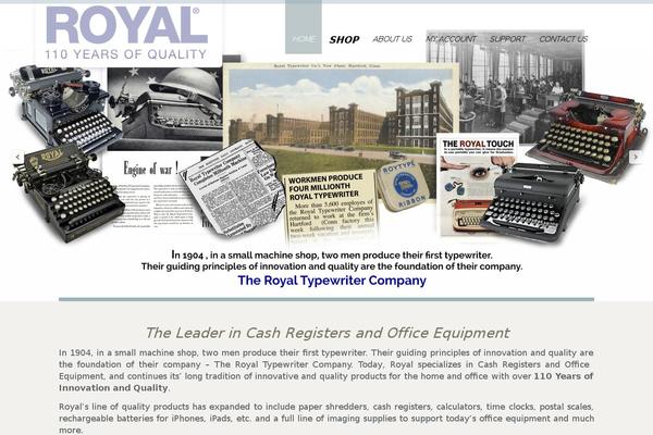 White Rock theme site design template sample