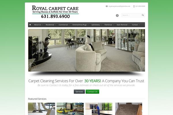 Aqua theme site design template sample