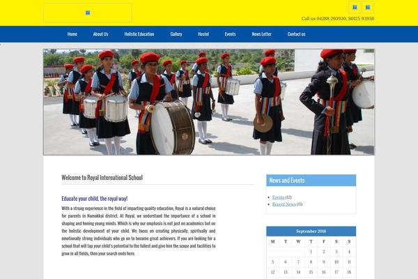 upTown theme site design template sample