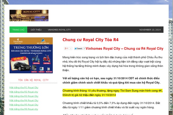 Twenty Twelve theme site design template sample