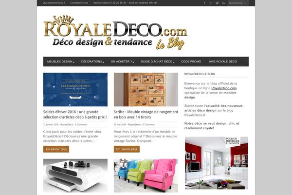 Magazon theme site design template sample
