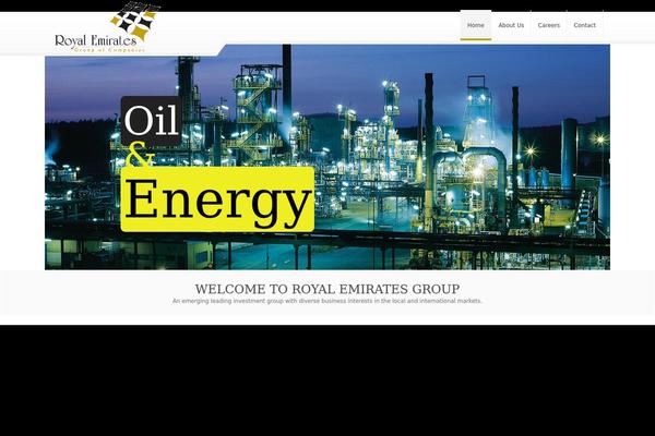 Royal theme site design template sample