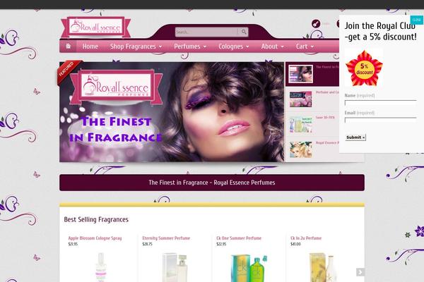 Bellissima theme site design template sample