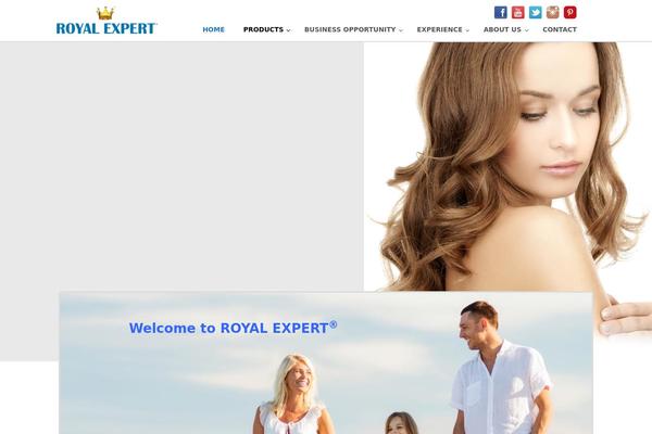 Royal theme site design template sample