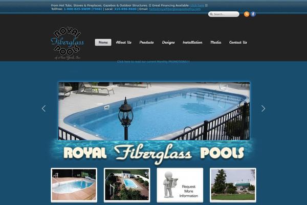 royalfiberglasspoolsofny.com site used Royal