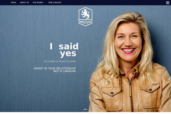 Cherry Framework theme site design template sample