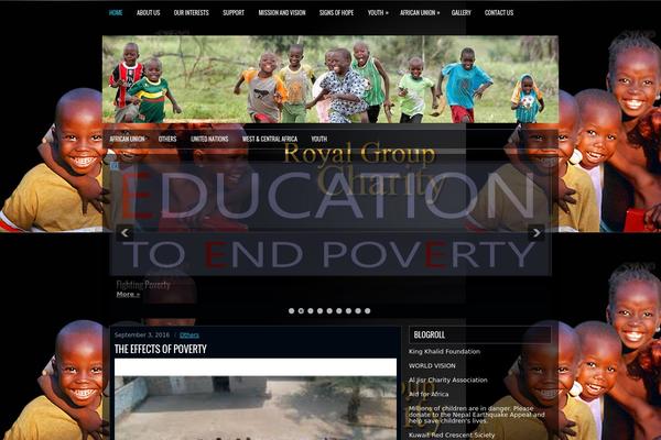 royalgroupcharity.com site used Designpress