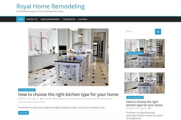ColorMag theme site design template sample