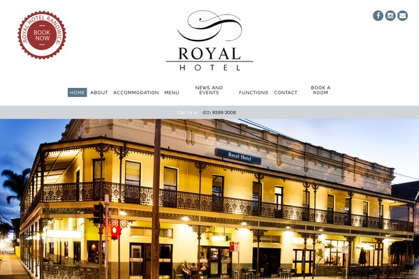 royalhotel-sydney.com site used Centennial