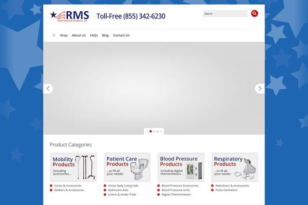 Shoppica theme site design template sample