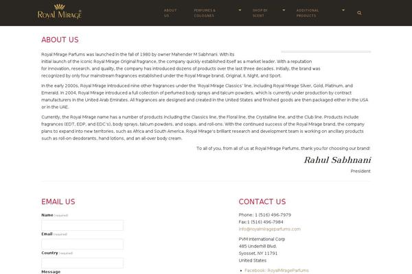 royalmirageparfums.com site used Azera-shop