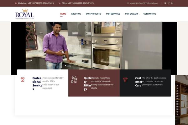 Bizix theme site design template sample