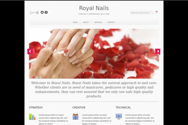 royalnails.us site used Simple’n’Bright