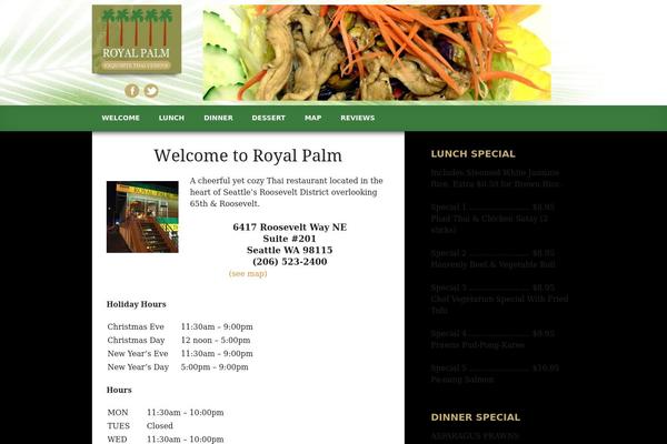 Restaurateur theme site design template sample