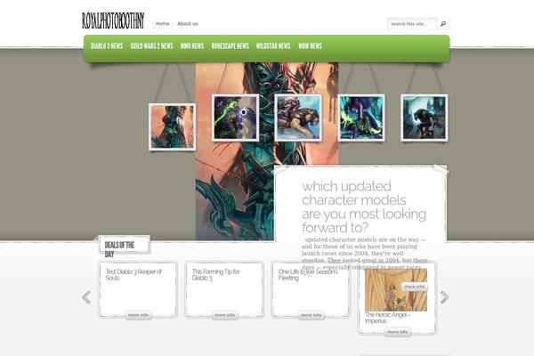 eStore theme site design template sample