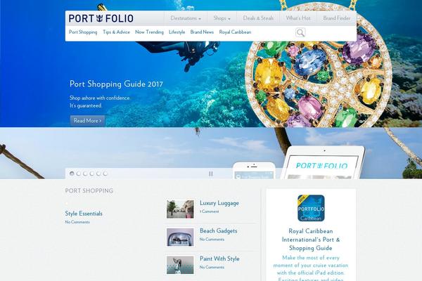 portshopping theme websites examples