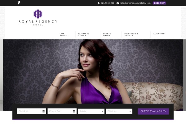 Soho Hotel theme site design template sample