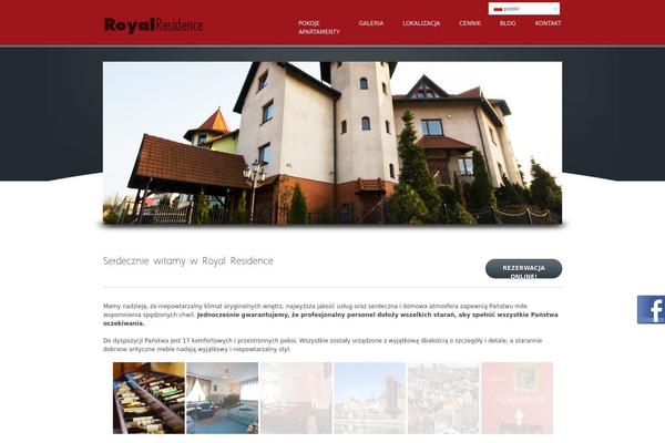 royalresidence.pl site used Hermes