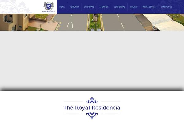 Royal theme site design template sample