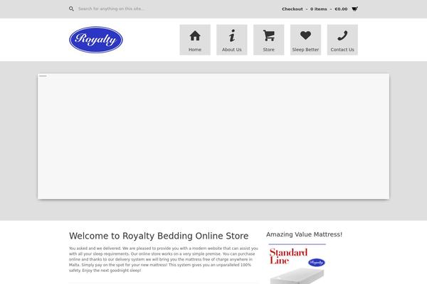 Zinc theme site design template sample