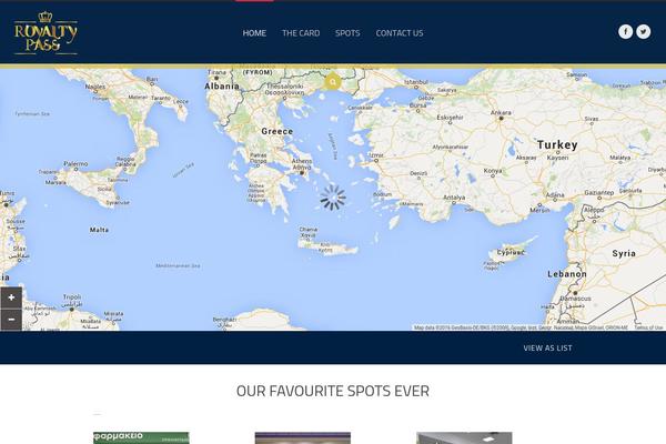 SpotFinder theme site design template sample