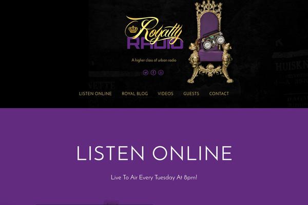 Flat theme site design template sample