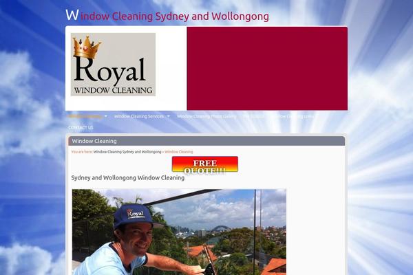 Northern-Clouds theme site design template sample