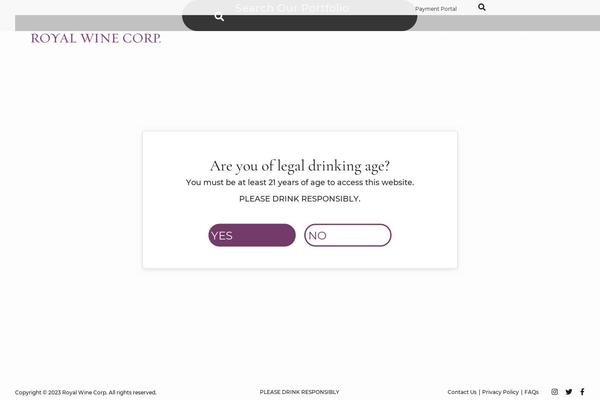 royalwine theme websites examples