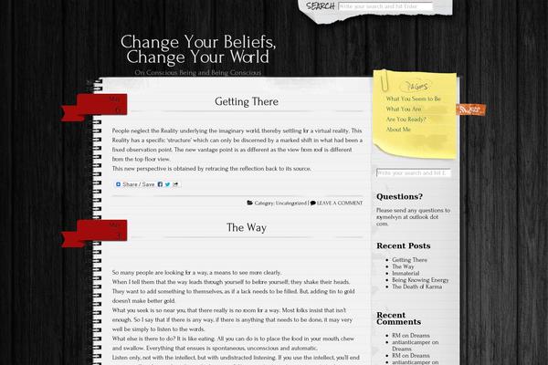 Anarcho Notepad theme site design template sample