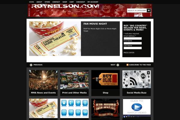 Aperture theme site design template sample