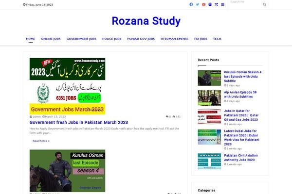 Jannah theme site design template sample