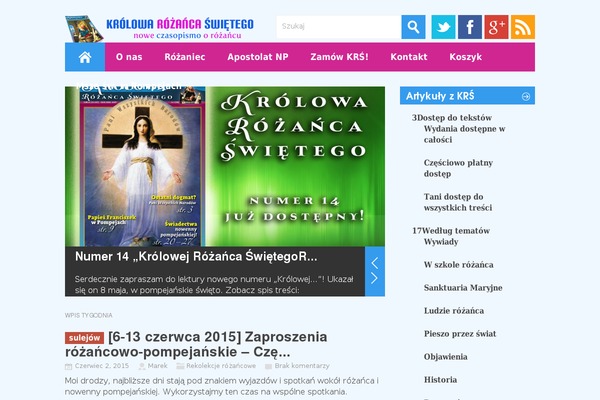 rozaniec.info site used Metro