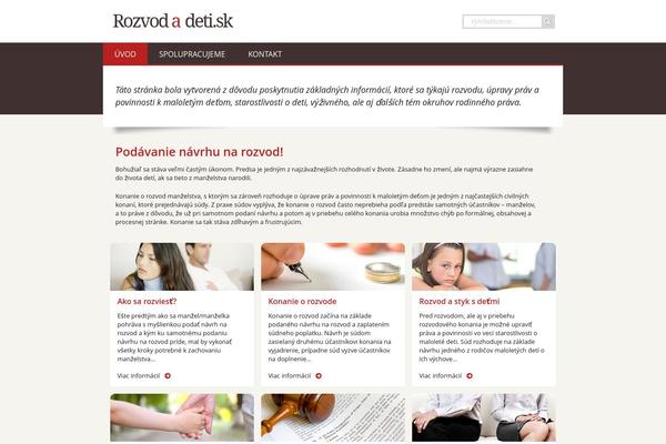 RAD theme site design template sample