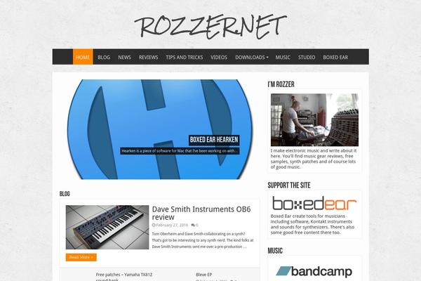 Serene theme site design template sample