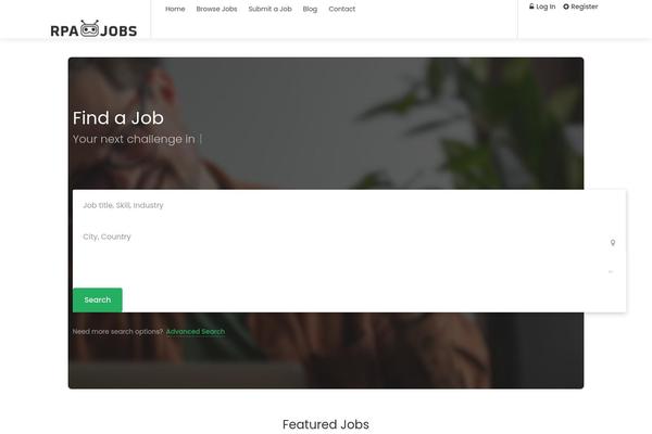Site using Workscout-core plugin