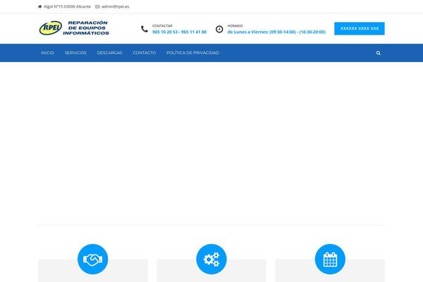 Ostrya theme site design template sample