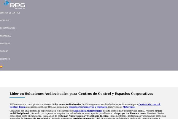 The7 Child theme site design template sample