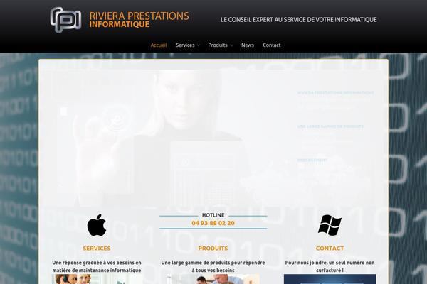 Dynamix theme site design template sample
