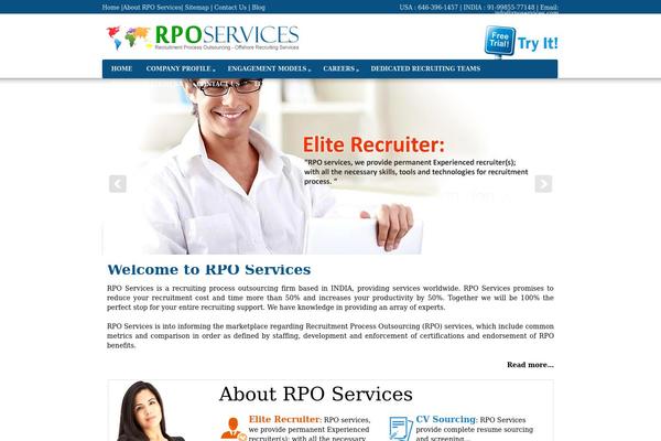 Present theme site design template sample