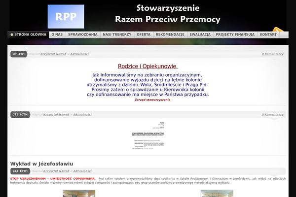 Site using Fancy Gallery plugin