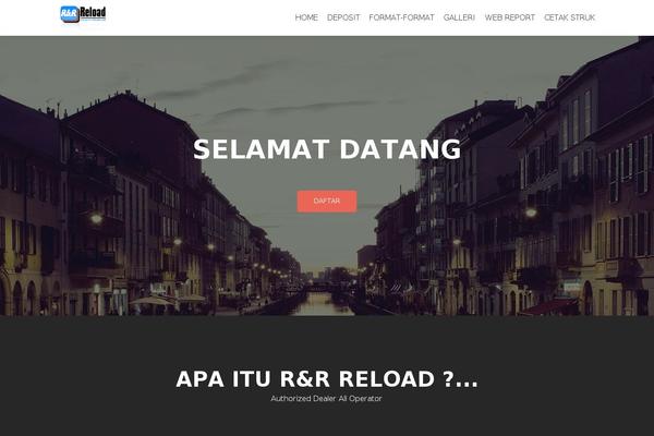 Zerif Lite theme site design template sample