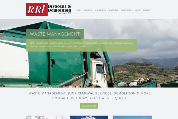 Mammoth-wp theme site design template sample