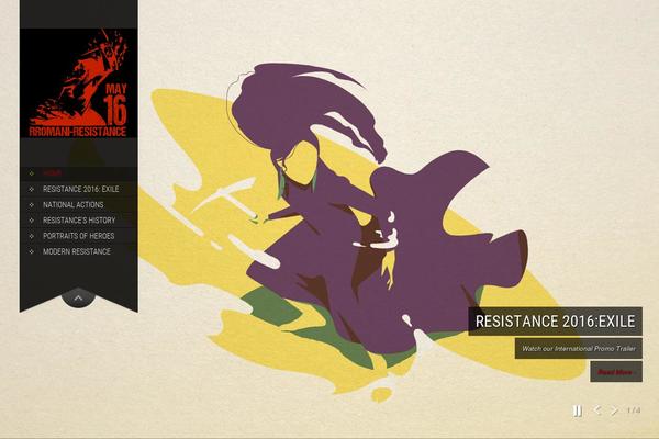 rromani-resistance.com site used SKT Full Width