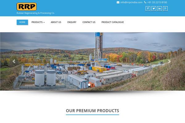 Enigma theme site design template sample