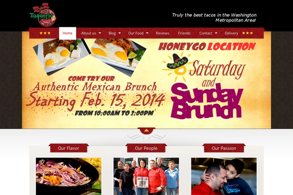 Bistro theme site design template sample