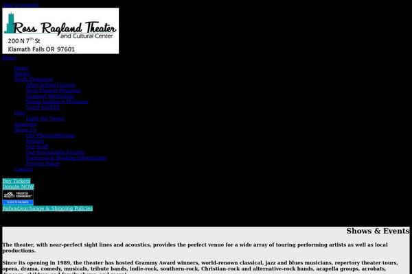 rrtheater.org site used Blog Prime